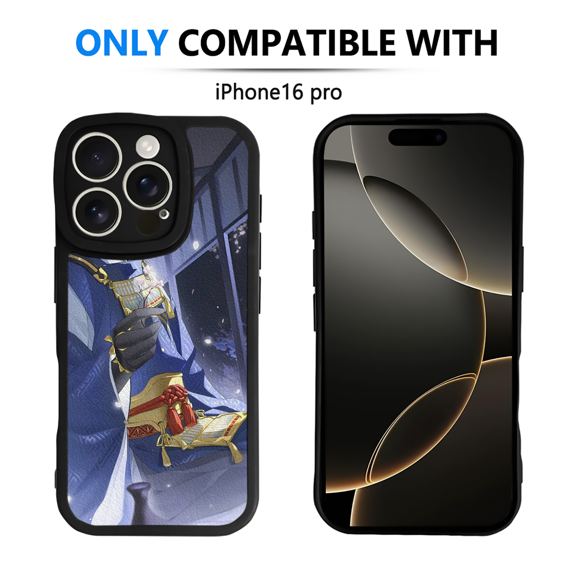 （画像用） 刀剣乱舞 Touken Ranbu 【iPhone 16シリーズ対応】シリコンスマホケース（レザー調） 材質：シリコン